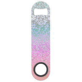 Stjärnan för flaskaöppnareglitter dammar av långa flaskppnare