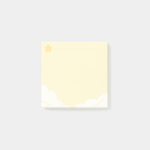 stjärnan noterar vaddera-Gult Post-it Block