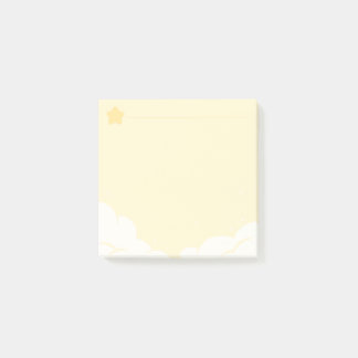 stjärnan noterar vaddera-Gult Post-it Block