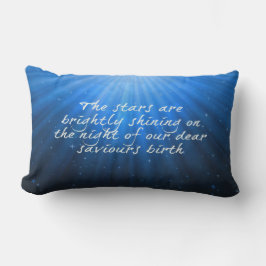 Stjärnan som sminkar ljus på den bästa saftfödseln lumbarkudde