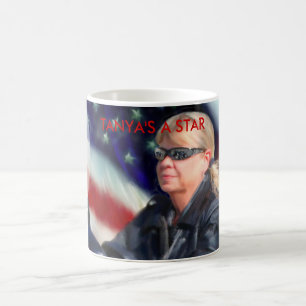 Stjärnan Spangled lycka Kaffemugg