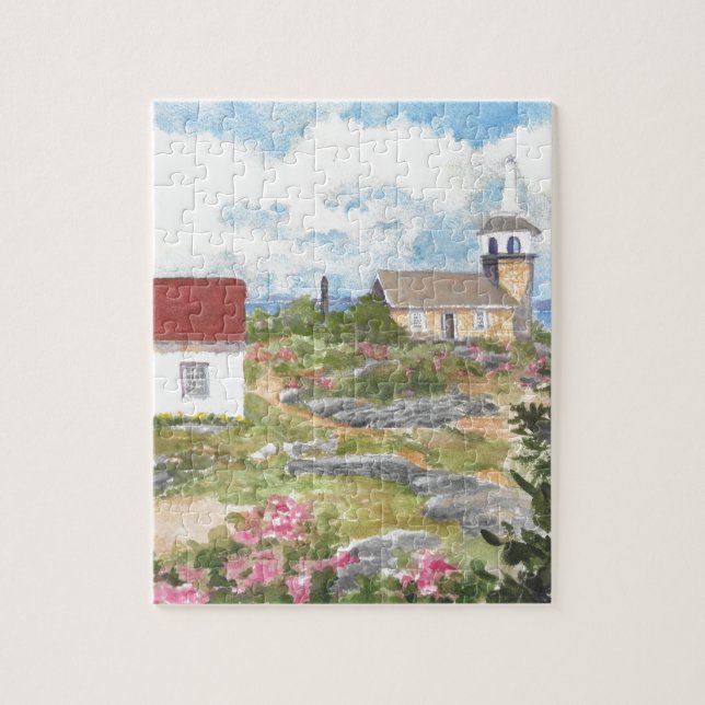 Stjärnaörum beskådar en beskåda på islen av stim pussel (Vertikal)