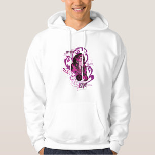 Stjärnasafir grafisk 1 sweatshirt med luva