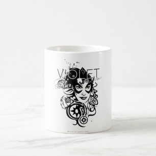 Stjärnasafir grafiska 4 kaffemugg