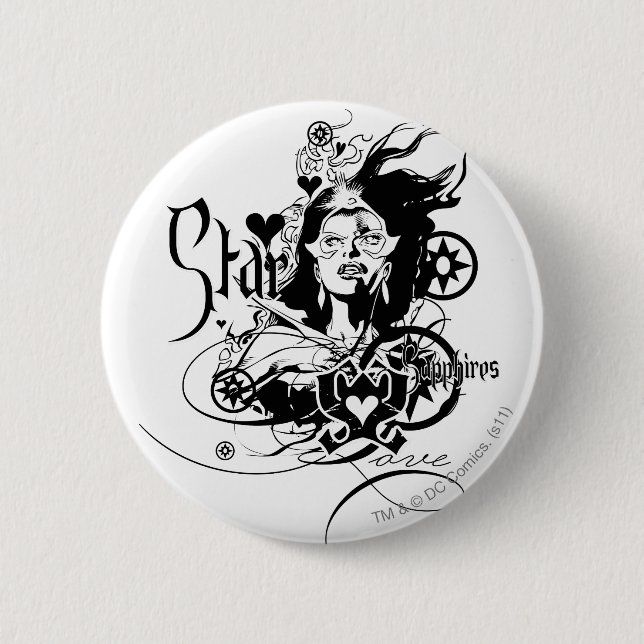 Stjärnasafir grafiska 7 knapp (Framsida)