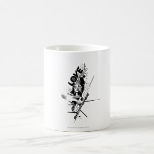 Stjärnasafir grafiska 9 kaffemugg