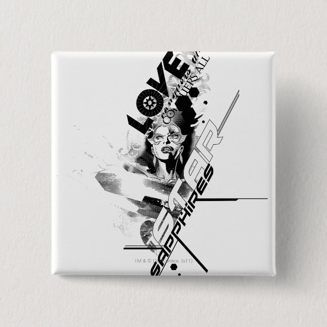 Stjärnasafir grafiska 9 knapp (Framsida)