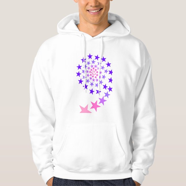 stjärnaspiral hoodie (Framsida)