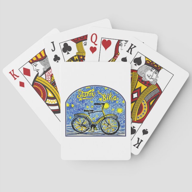 Stjärnbicycle Casinokort (Baksidan)