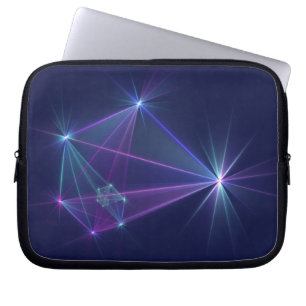 Stjärnbild, Abstrakt Fantasy Fraktal Konst Laptop Fodral