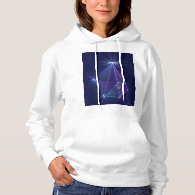 Stjärnbild, Abstrakt Fantasy Fraktal Konst T Shirt (Framsida)