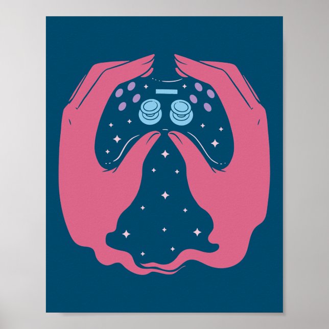 Stjärnbild för TV-spelskontroll  Poster (Framsidan)