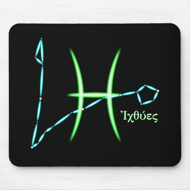 Stjärnbilden Fiskarna Musmatta (Framsidan)