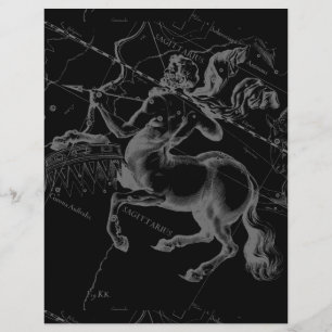 Stjärnbilden Skytten Klassisk Hevelius Gravyr