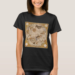 Stjärnbilder Södra Himlen Vintage Astronomi Tee Shirt