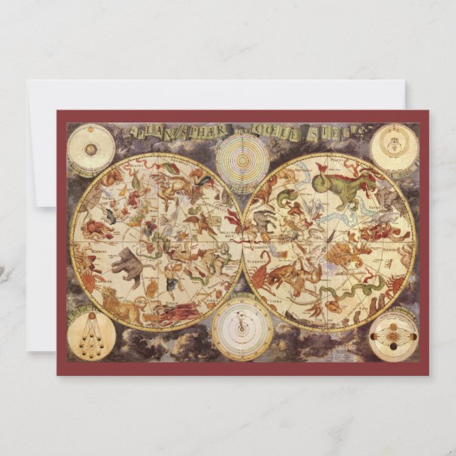 Stjärnbilder, Vintage astronomi, Frederik de Wit (Framsida)