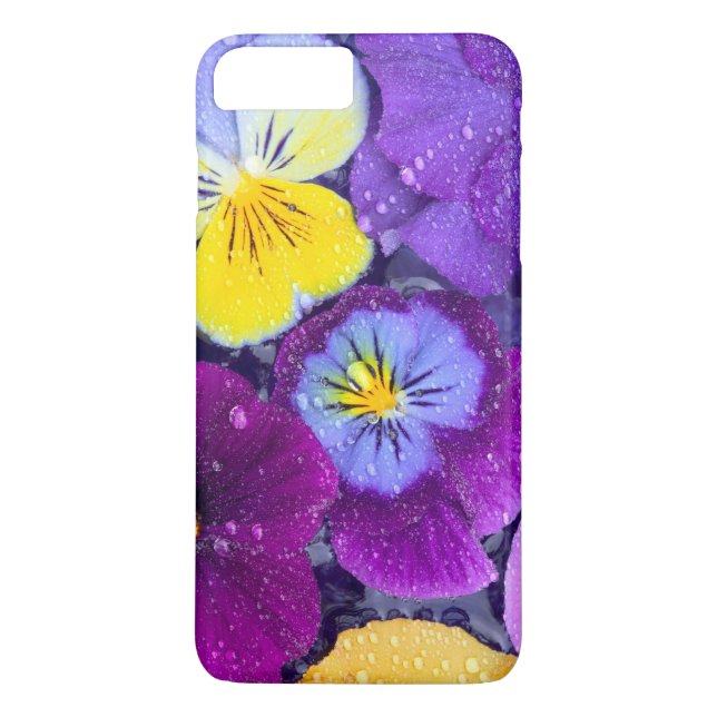 Stjärnblommor flyter i fågelbad med dagg Case-Mate iPhone skal (Baksida)