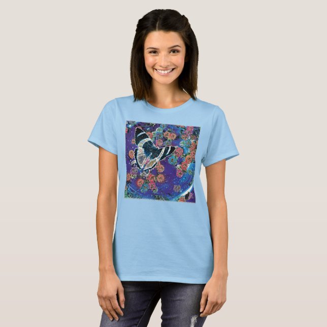 Stjärnblommor T Shirt (Hel framsida)