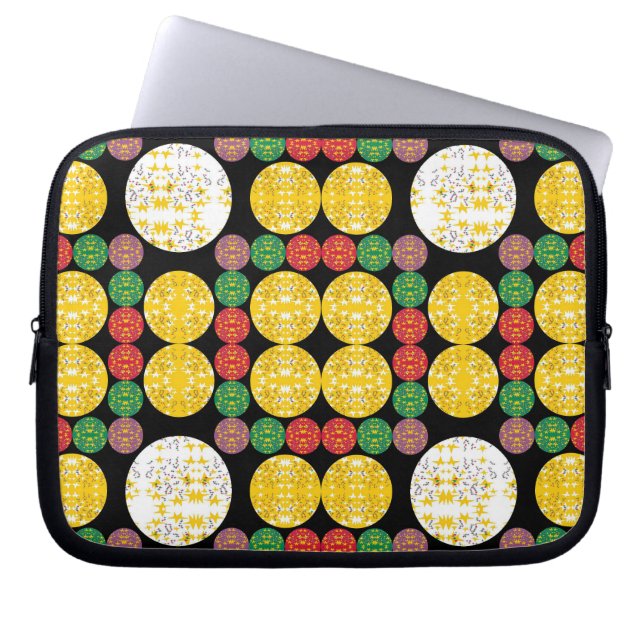 Stjärncirklar Laptop Fodral (Framsidan)