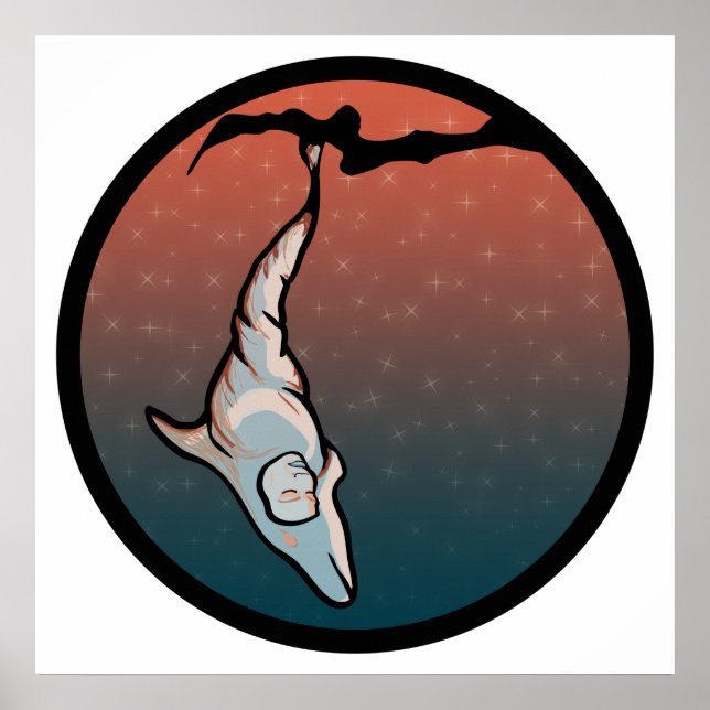 Stjärndelfinkokos Poster (Framsidan)