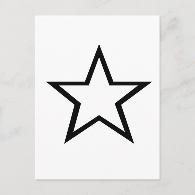 Stjärndesign! Vykort (Framsida)