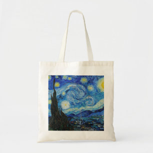 Stjärnenatt (1889) av Vincent Van Gogh Tygkasse