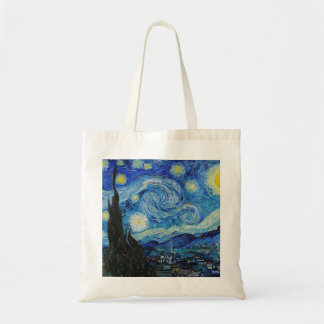 Stjärnenatt (1889) av Vincent Van Gogh Tygkasse