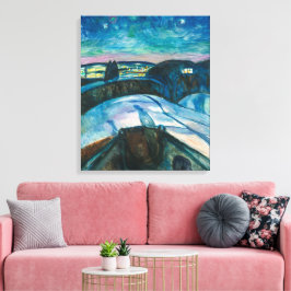 Stjärnenatt | Edvard Munch | Fototryck Canvastryck