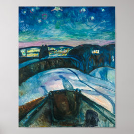 Stjärnenatt | Edvard Munch | Poster
