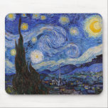 Stjärnenatt: Stad Saint Remy av Vincent Van Gogh Musmatta<br><div class="desc">Året är 1889. Vincent Van Gogh är patient på Saint-Paul-de-Mausole-asyl i Saint-Rémy-de-Provence, Frankrike. Han lider av psykisk sjukdom, och hans läkare har rått honom att stanna inomhus och undvika att måla. Men Van Gogh kan inte motstå lusten att skapa, och han tillbringar sina dagar med att måla landskapen och människorna...</div>