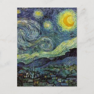 Stjärnenatt - van Gogh Vykort