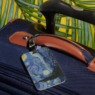 Stjärnenatt Vincent Van Gogh Bagagebricka