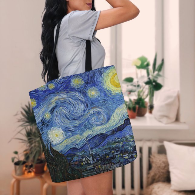 Stjärnenatt | Vincent van Gogh Tygkasse (Skapare uppladdad)