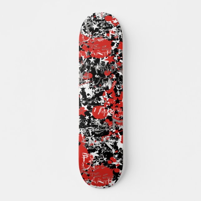 Stjärnfärgsplator Old School Skateboard Bräda 21,6 Cm (Framsida)