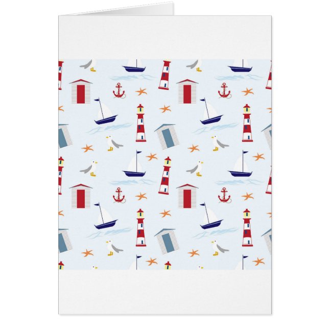 stjärnfisk hälsningskort (Framsidan)