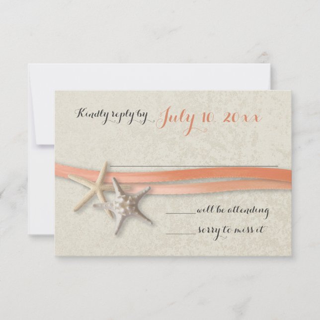 Stjärnfisk och Ribbon Coral Beach Response OSA Kort (Framsida)