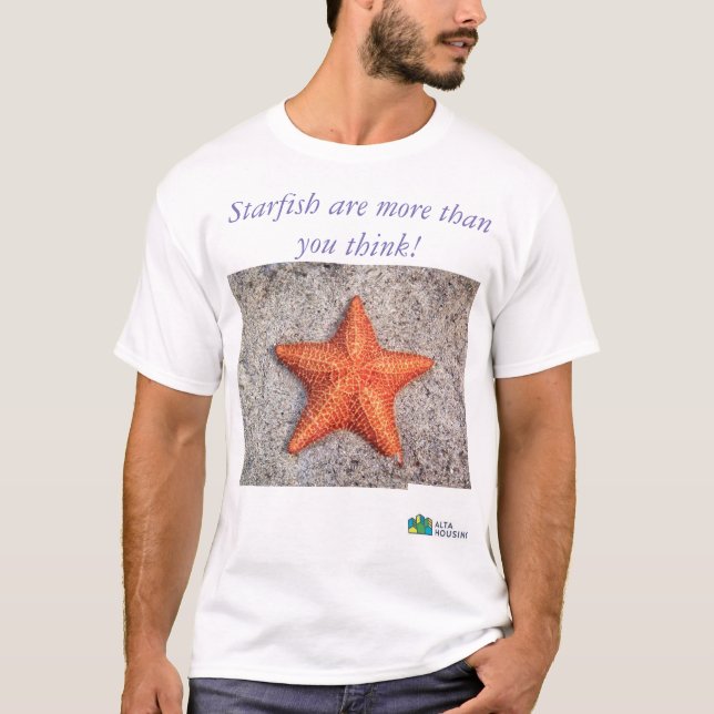 Stjärnfisken är mer än du tänka! t shirt (Framsida)
