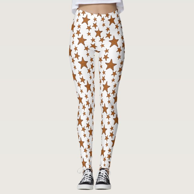 Stjärnfiskens tecknad leggings (Framsida)