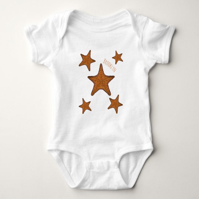 Stjärnfiskens tecknad t shirt (Framsida)