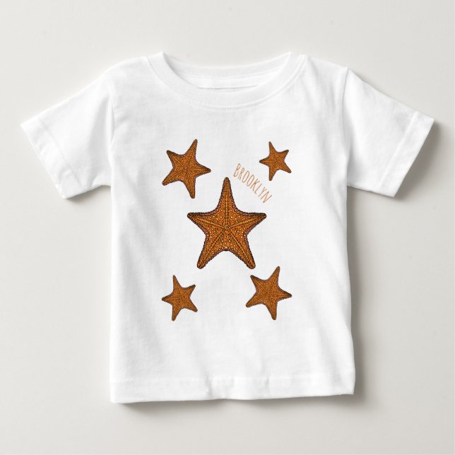 Stjärnfiskens tecknad t shirt (Framsida)