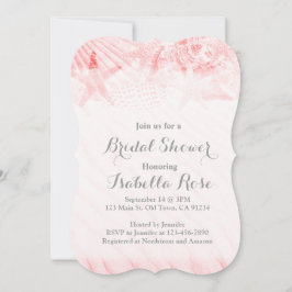 Stjärnfiskstrand inbjudningskort för möhippa