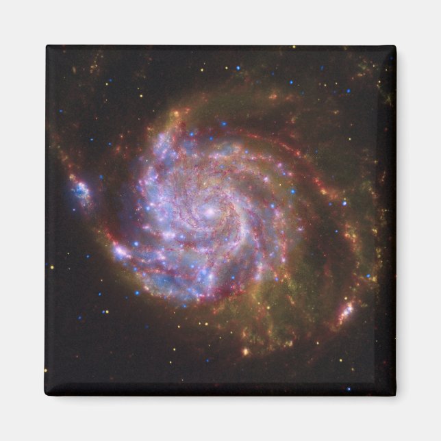 Stjärnfödelse i pariserhjulet: Galaxen M101 Magnet (Framsidan)