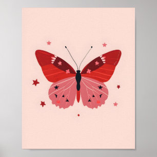 Stjärnformad Fjäril 🦋 Poster