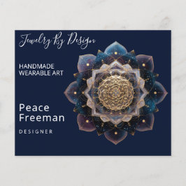 Stjärnfrögeometri | Mandala-design Flygblad