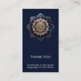 Stjärnfrögeometri | Mandala-design Visitkort