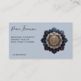 Stjärnfrögeometri | Mandala-design Visitkort