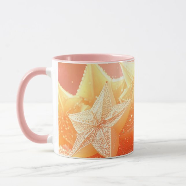 STJÄRNFRUKT - CARAMBOLE - EXOTISKA FRUKTER MUGG (Vänster)