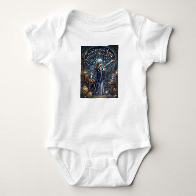 Stjärnfulla Drömmar: Magisk Barnkammare & Barnkons T Shirt (Framsida)