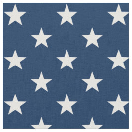 Stjärnfyllda 1" stjärnor blåa USA Tyg