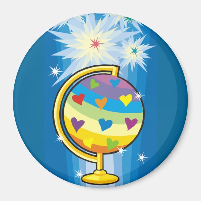 Stjärngloben - magnet (Framsidan)